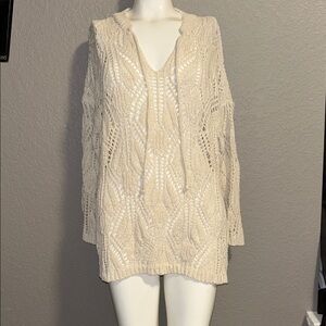 Elegant Cream Knit Sweater